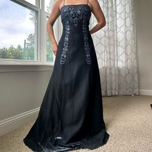 Metallic Maxi Dress